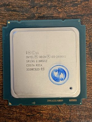 Intel Xeon E5-2696 V2 SR19G 2.50 GHz 12-Core LGA-2011 30 MB CPU Processor