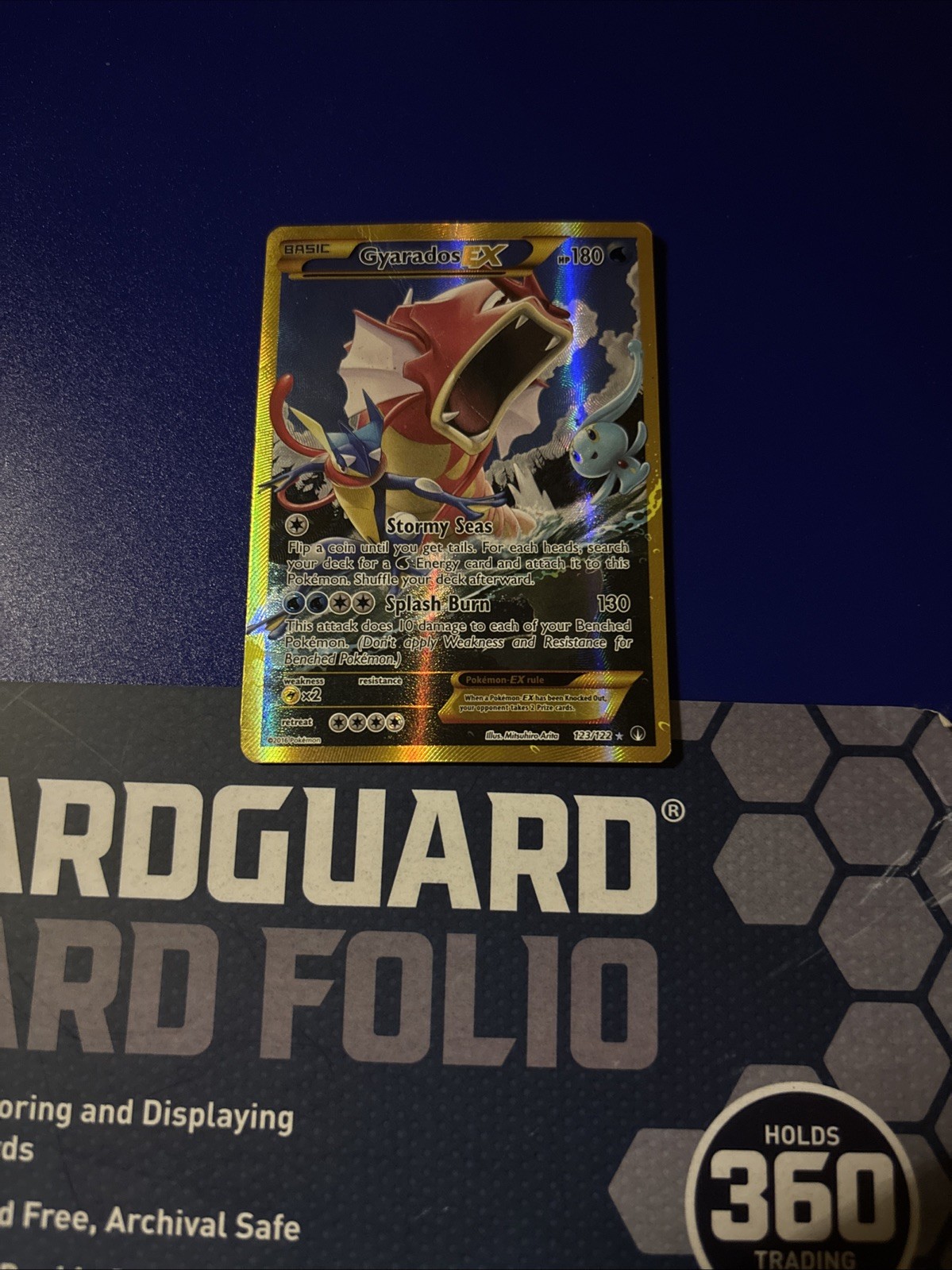 Pokémon TCG Gyarados EX 123/122 XY Breakpoint moderately Played
