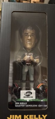 Houston Gamblers SGA Jim Kelly Bobblehead 5/24 HOF Quarterback USFL NEW IN HAND