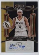 2024 Panini Select WNBA Signatures Black Gold Prizm 2/5 Erica Wheeler Auto 1tn7