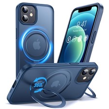 360° ALL-in-ONE Stand Case for iPhone 12/12 Pro Case with Rotatable Magnetic ...