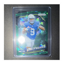 Panini Prizm Green Ice Prizm Kenneth Walker III Seattle Seahawks Football