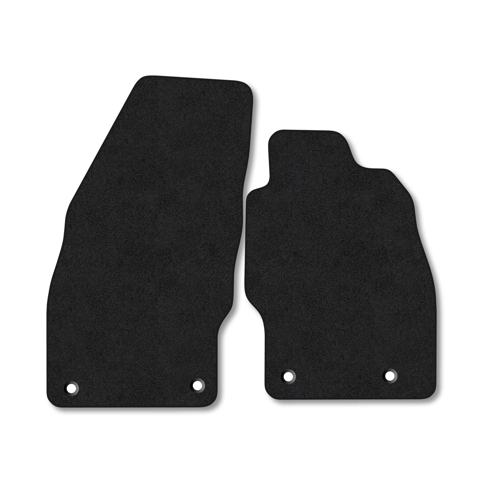 Vauxhall Corsa Van D 2006-2014 Van Floor Mats Carpet Tailored Fit Set - Black