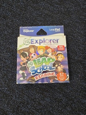 NEW LeapFrog LeapPad Explorer Learning Game LEAP SCHOOL READING 4-7yrs