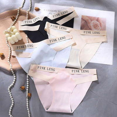 Unterhose Slip Slip Unterhose Frauen Gemütlich Hellblau Mäßige Elastizität