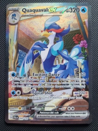 Pokemon Quaquaval ex 260/193 Sv02: Paldea Evolved Holo