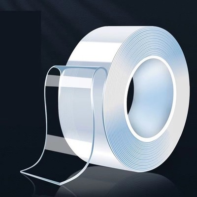 5M Nano transparentes doppelseitiges Griffband spurlos abnehmbar waschbar Klebegel