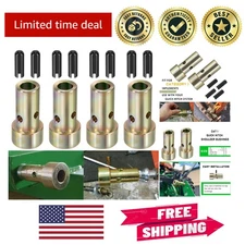 Effortless Installation Cat 1 Quick Hitch Bushings Set - 2 Pairs with Roll Pins