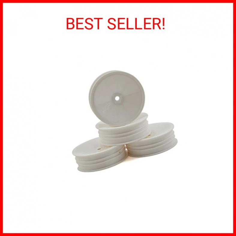 J Concepts 3376W Mono 2.2" 1/10 Buggy Slim Front Wheel, White - Image 2 of 2