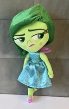 Disney Store Inside Out Disgust Plush Doll Green 12" Pixar Character Toy