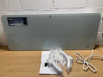 Princess 342001 2000W Smart Glass Panel Heater - White