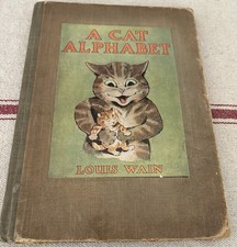 Vintage Childrens Book - Louis Wain - A Cat Alphabet