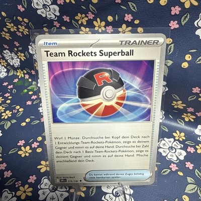 Pokémon Trainer Karte Team Rockets Superball 175/182 Normal | Ewige Rivalen | DE