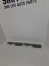 1989-2005 Ford Ranger Xlt Chrome Fender Emblem Decal Pair