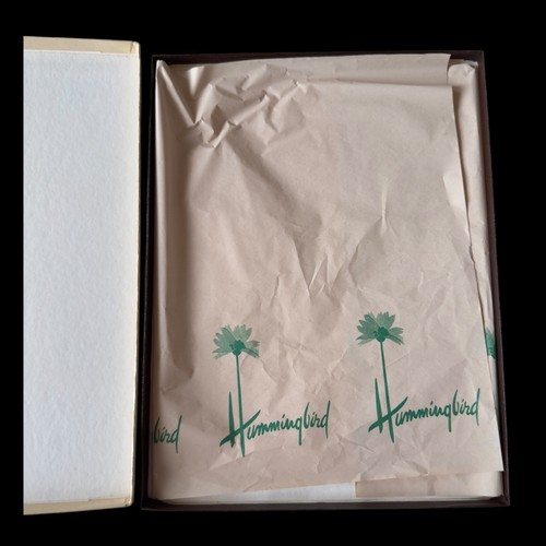 Vintage 1950s Hummingbird Sheer Nylon Stockings x3 Pairs Cinnamon 8.5a in Box - Picture 6 of 20