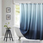 New ListingFabric Shower Curtain, Blue Shower Curtain, Plolyester Ombre Shower Curtains .