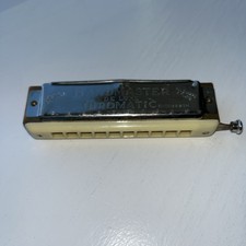 Vintage Bandmaster Deluxe Chromatic Harmonica All Sharps Flats Germany Large