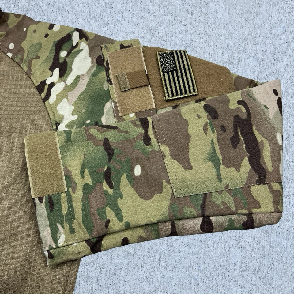 军事战斗衬衫 MultiCam Cordura 战术制服 Tru-Spec 男式小号 — 第 3/4 张图片