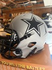 Charles Haley Signed Dallas Cowboys Helmet, Beckett BAS Witness Autograph — photo 2