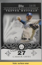 2008 Topps Moments & Milestones Black 14/25 Trevor Hoffman #32 HOF READ 9mc
