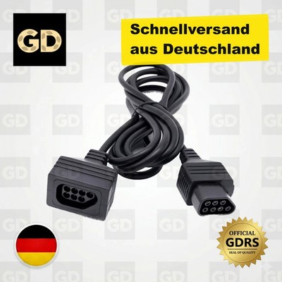 Hochwertiges Controller Verlängerungskabel   1.8m f. NES 7-Pol   Neu & OVP