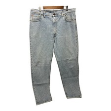 Vintage Levi  s 550 Relaxed Fit Straight Leg Jeans Light Blue Men's Size 42 x32