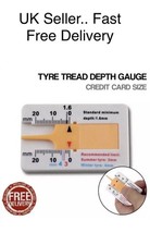 1x Tyre Tread Depth Gauge-Check-Car Wheel Measure-Tire Tool-Car-Van-HGV-UK