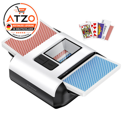 KPAW X1 Automatischer Kartenmischer 2 Modi 1-2 Decks Wiedera