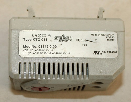 Lot Of Five Used Stego kto 011 small compact thermostat 10 a ac 250v  #mark105 - Afbeelding 3 van 3