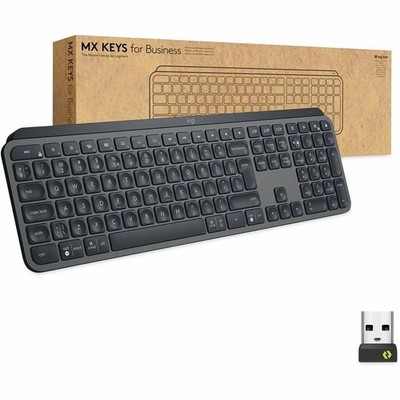 Logitech MX Keys Wireless Illuminated Keyboard, Graphite 920-010116