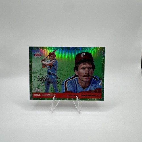 Topps Chrome Platinum 2025 Mike Schmidt 89/99 Green Refractor