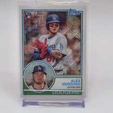 2018 Topps Alex Verdugo Silver Pack 1983 Mojo Refractor Rookie Card #46 Dodgers