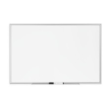 Tablero magnético de borrado en seco U Brands tablero blanco 36 X 24 marco de aluminio plateado