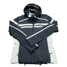 Hyra Cervino Women's Ski Snowboarding Jacket Full-zip Hooded Black Size Small