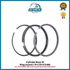 SEAT CORDOBA IBIZA TOLEDO 1.8 i 16V ENGINE ABS ADZ PISTON RINGS SET 026198151A