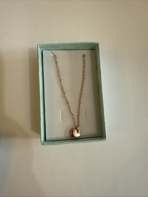 Ted Baker Hara Rose Gold Finish Tiny Heart Pendant Necklace SKU:9