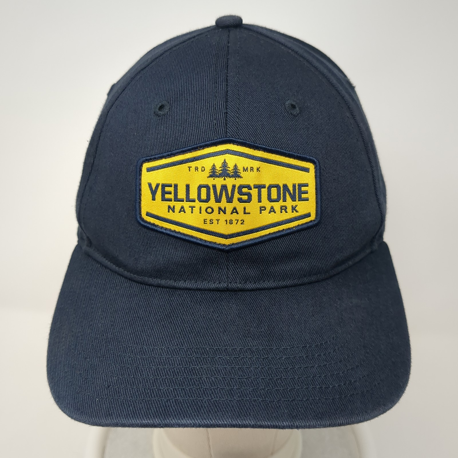 Yellowstone Patch Strapback Hat Blue One Size Adj… - image 2