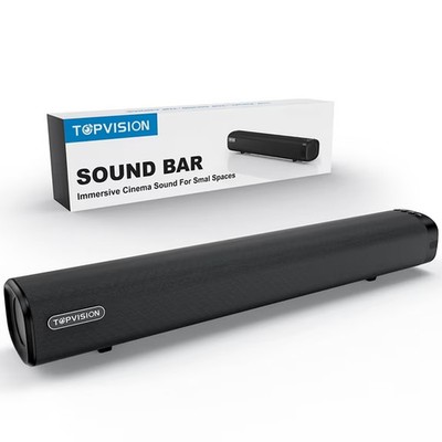 TOPVISION 80W Sound Bar for TV Upgraded Edition