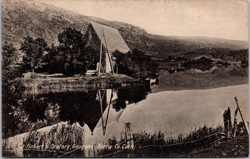 PC6640 Ireland Eire County Cork Gougane Barra St. Finbarr's Oratory Postcard