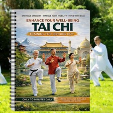 Tai Chi Practice Book for Seniors & Beginners - Spiral-Bound Daily Exercises UK