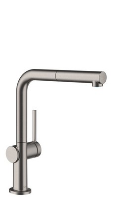 Hansgrohe sink mixer 270 Talis M54 72809340 Brushed Black Chrome