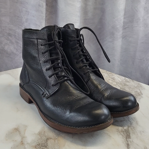 Frye Bowery Lace Up Boots Men's Size 9.5 D Black - Video 1 of 1