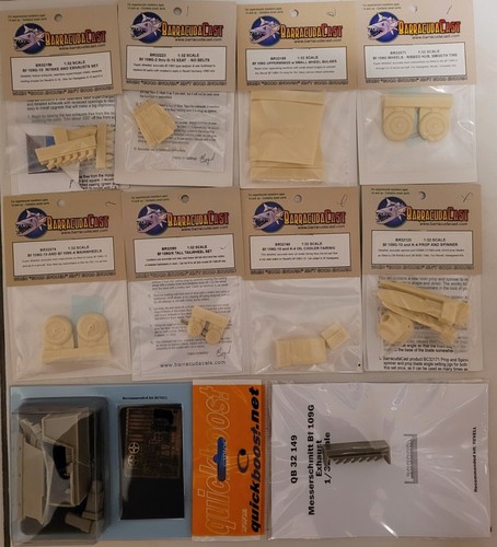 1/32 Bf 109 G-10 Erla + Barracudacast extras - Photo 2/2