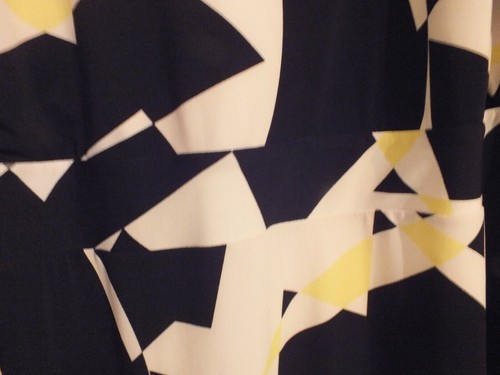 WOMENS STRIKING YELLOW BLACK DRESS ANNA SCHOLZ FOR SIMPLY B 16 WEDDING CRUISE - Picture 3 of 3
