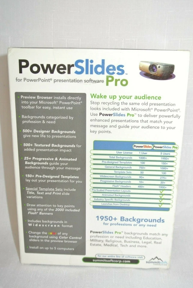 Summitsoft PowerSlides Pro 5 user license New-Sealed- - Image 3 of 4