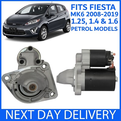 FITS FORD FIESTA MK6 1.25 1.4 1.6 PETROL 2008-2017 BRAND NEW STARTER MOTOR