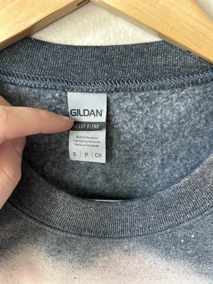 Sudadera para mujer cuello redondo pequeña temporada de calabaza estampado animal Gildan mezcla pesada Foto 3 de 4