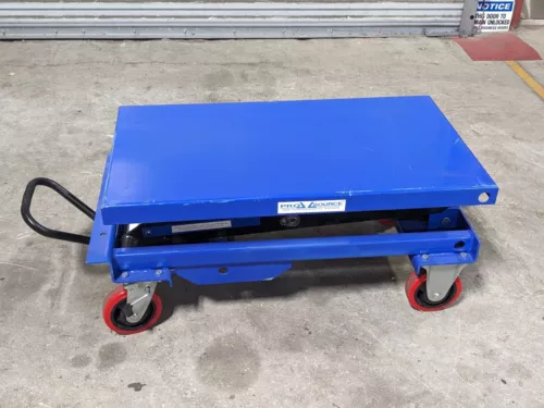 Pro Source Hydraulic Scissor Lift Cart 800 lb Cap. 35 x 20 Table MISSING HANDLE