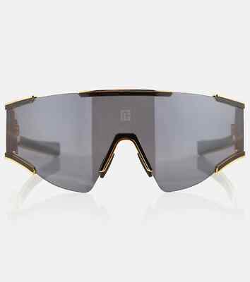 Balmain Akoni Fleche mask Sunglasses Logo Acetate Titanium Shield Unisex Japan