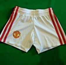 Manchester United Shorts Size 18-24 month Boys Kids White Adidas AI6711 ig93